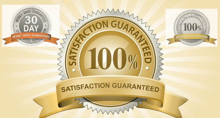 Guarantees are the topic! (Images courtesy of Shutterstock via my CyberLink PowerDirector royalty-free usage agreement).